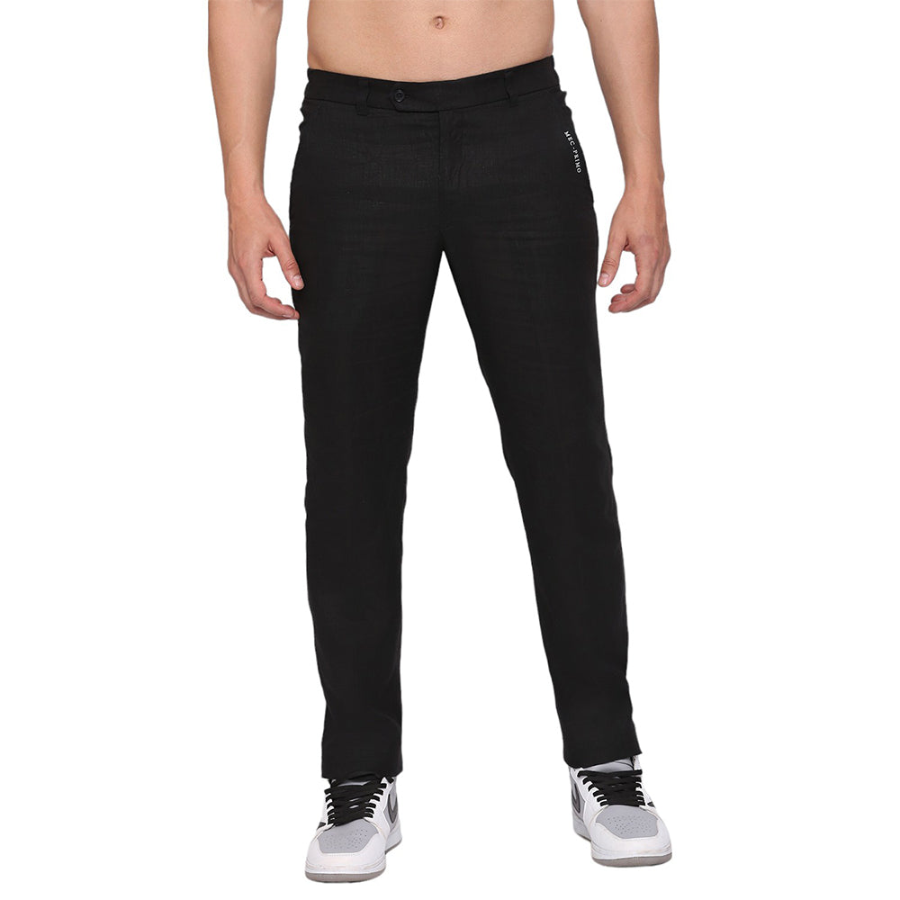 Linen Trouser β Classic Black