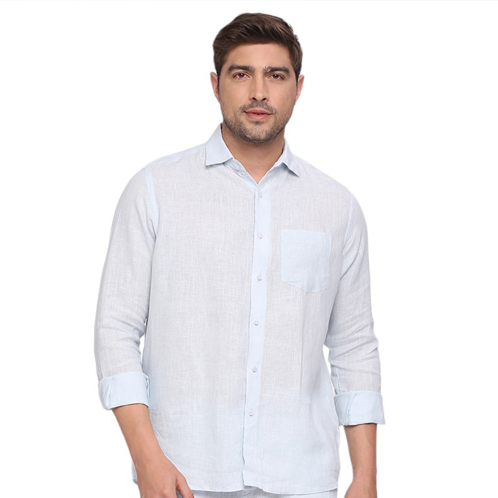 Linen Shirt β Sky Blue