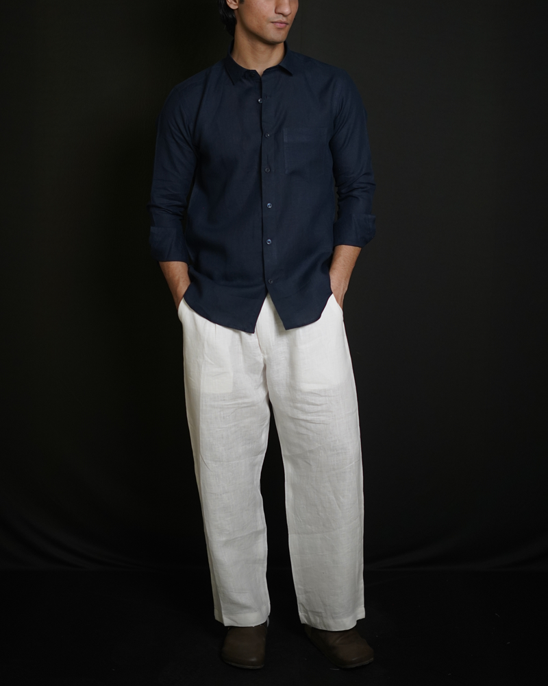blue dress pants shirt combo White And Navy Formal Navy Blue Shirt Pant Formal Classic Blue Dress SIZE:Custom gucci dress Bandage obsession 🩵 wearing 61 inch and he