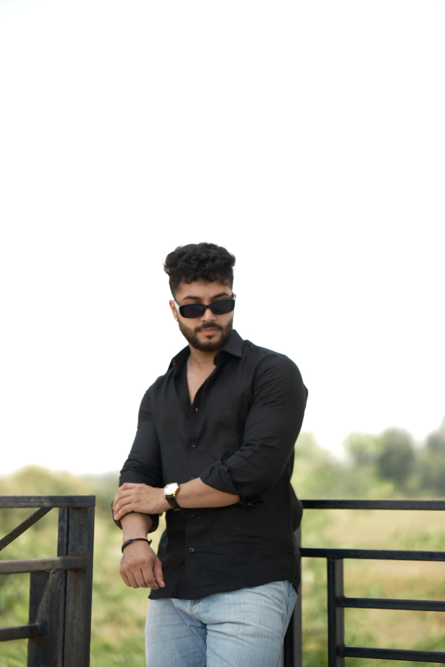 Linen Shirt – Classic Black
