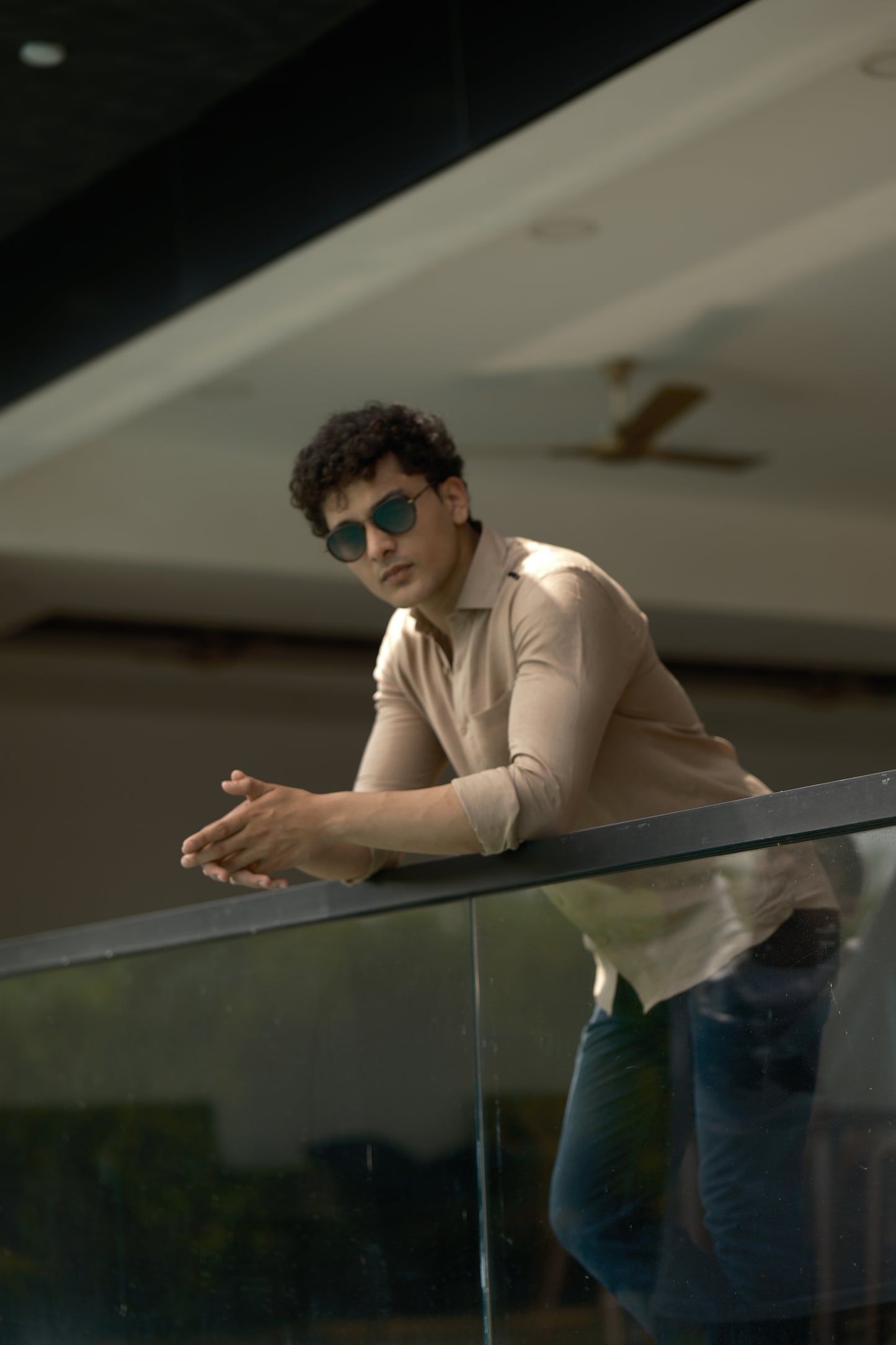 Linen Shirt – Beige Brown
