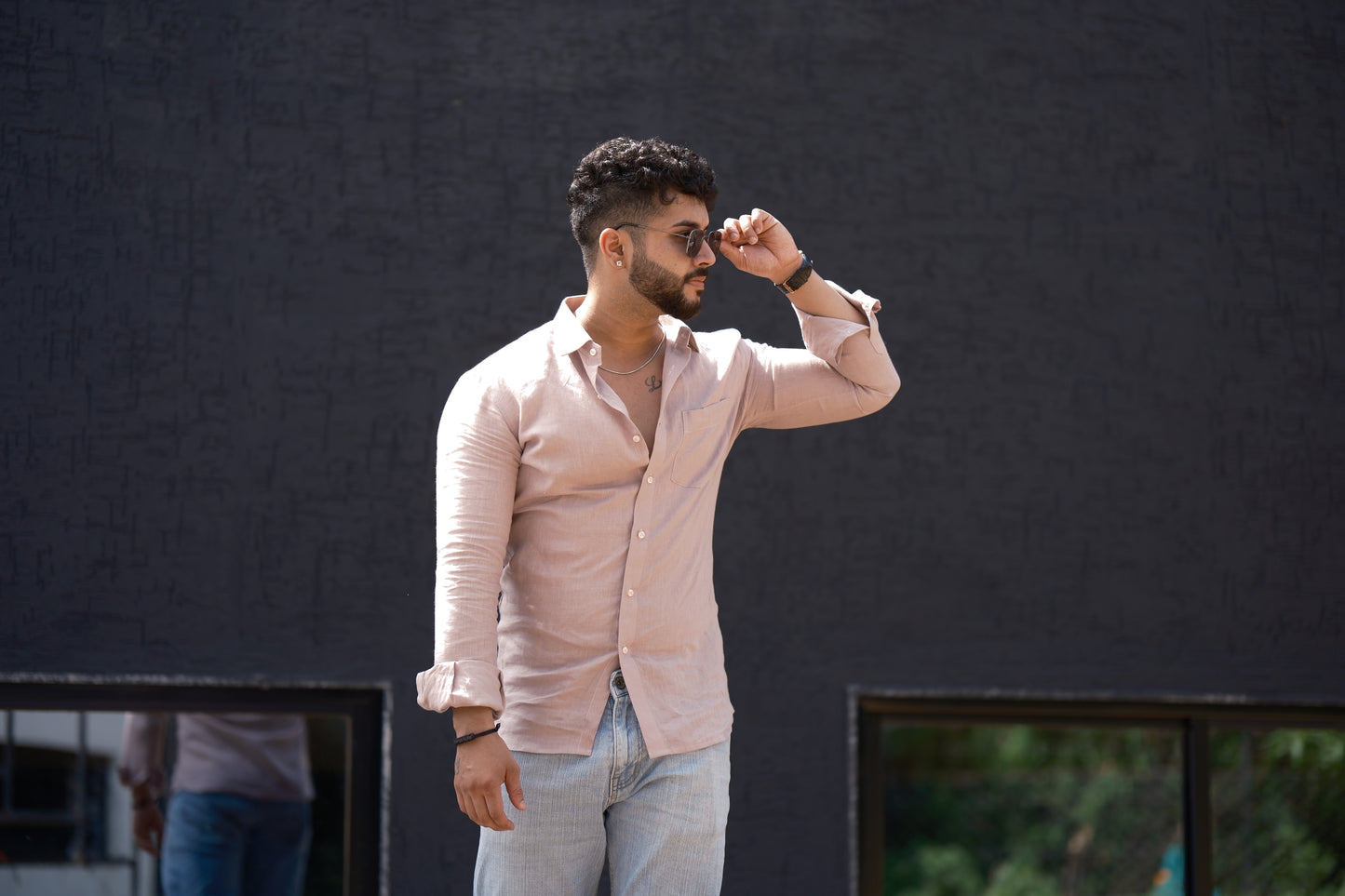 Linen Shirt – Dusty Pink