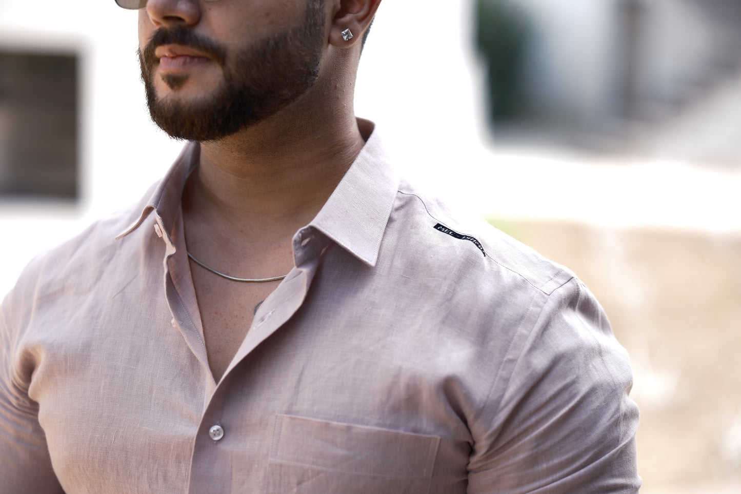 Linen Shirt – Dusty Pink