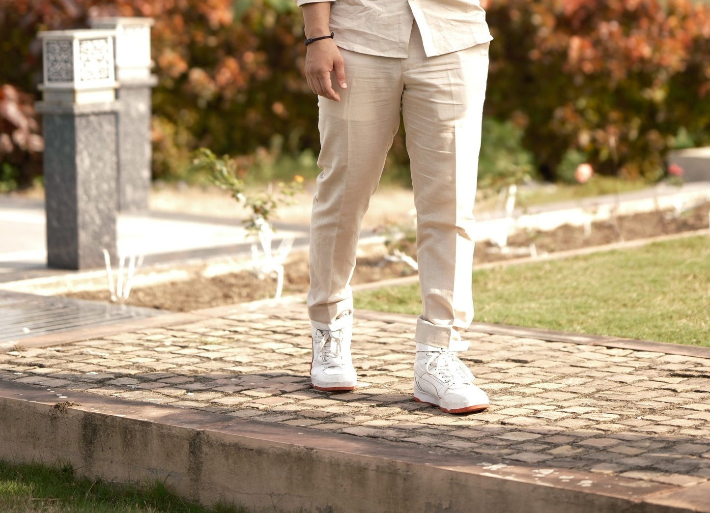 Cotton Linen Pant - Natural
