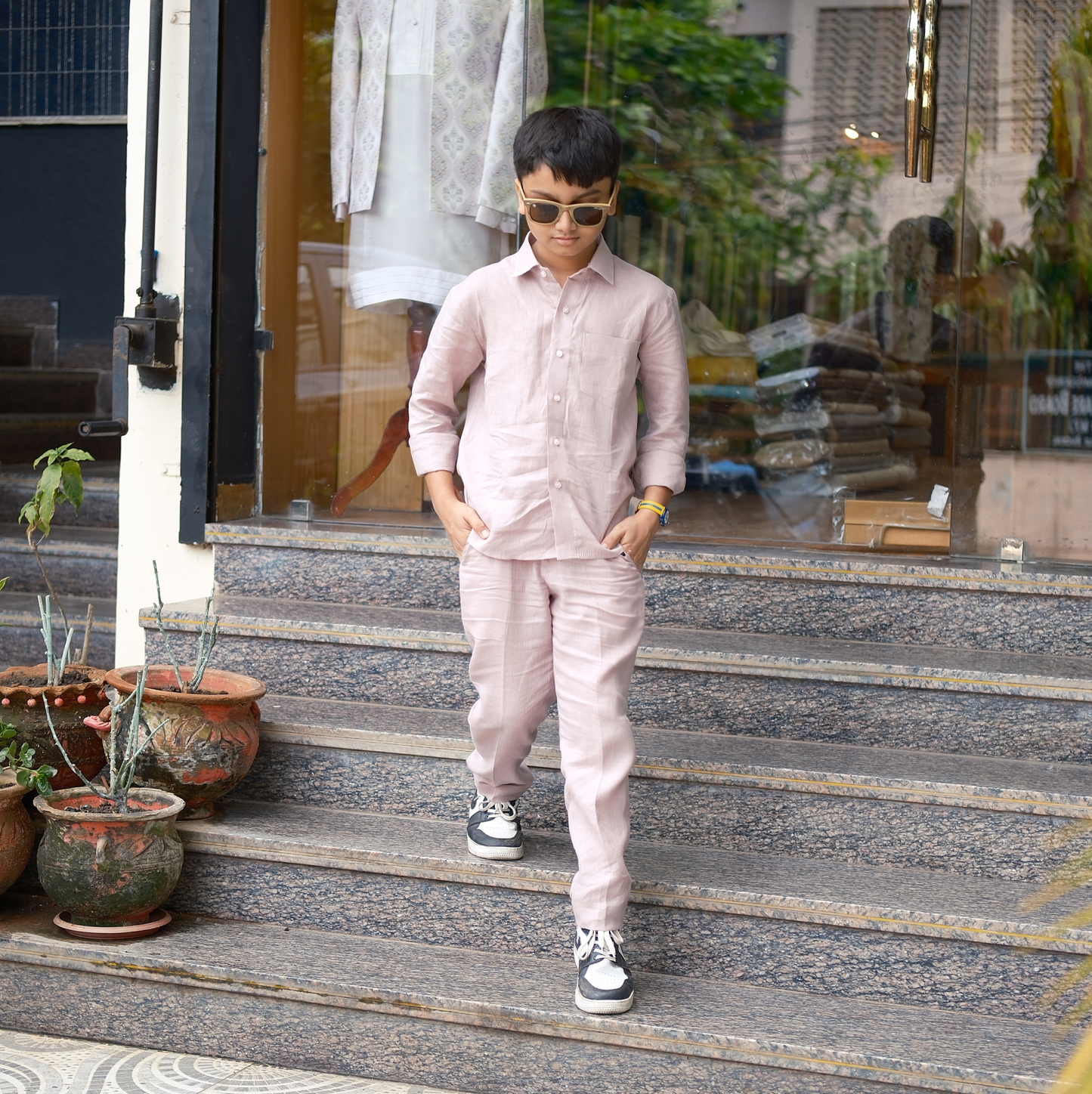 Kids Dusty Pink Co-ords Set -For Kids