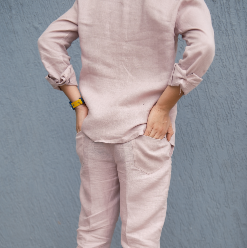 Kids Dusty Pink Co-ords Set -For Kids