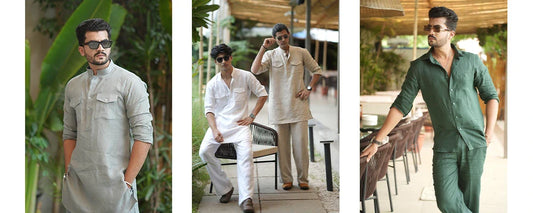 Easy Pure Linen Summer Outfits for Men