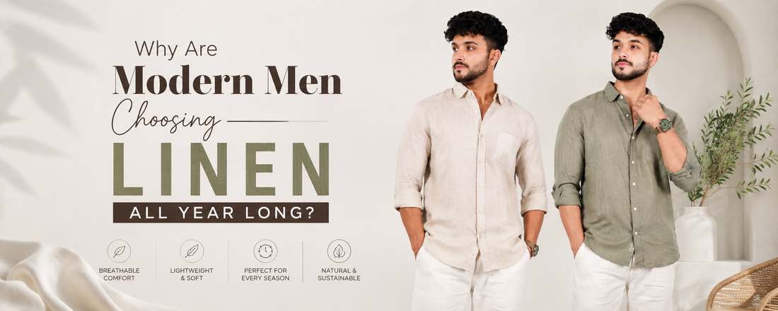 Why Are Modern Men Choosing Linen All Year Long?
