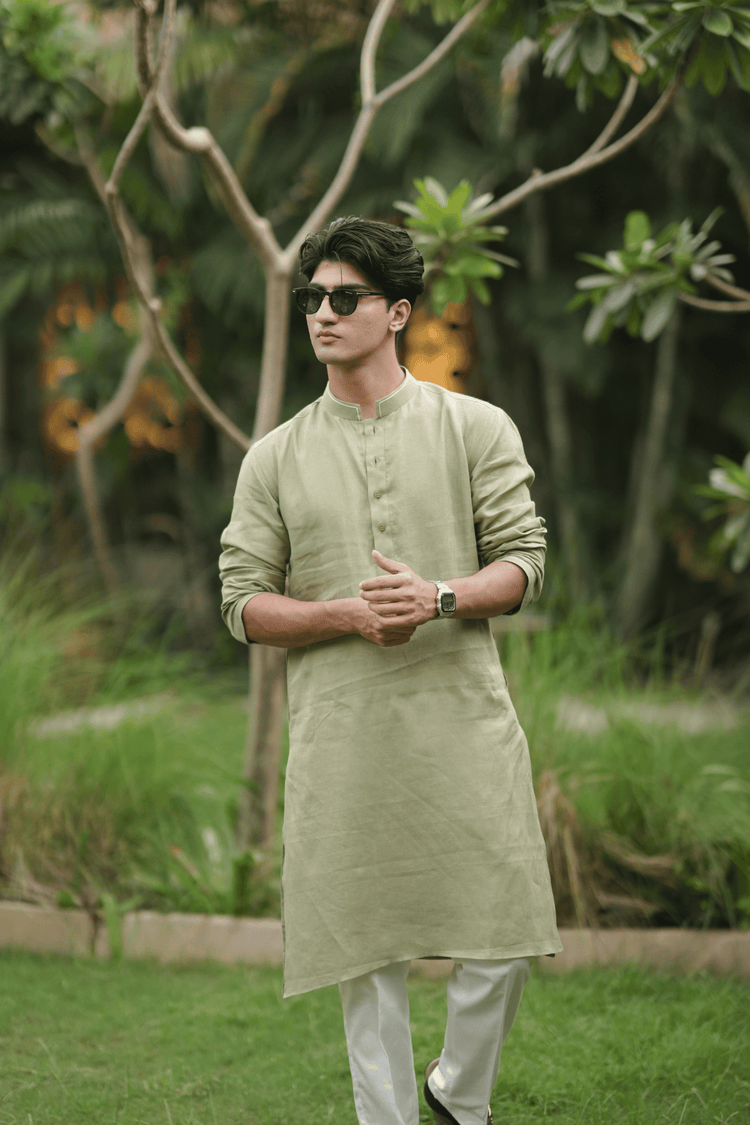Long Kurta Pyjama Set