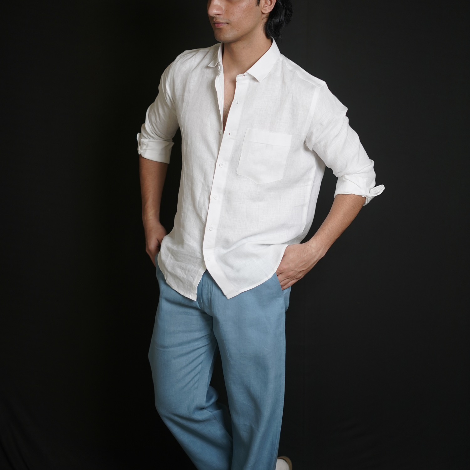 Linen Shirt Pant Combination