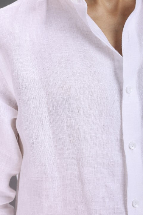 Baby Pink Shirt & Navy blue Loose Pant Combination