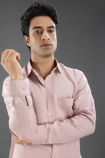 Dusty Pink - Pure Linen Cord Set