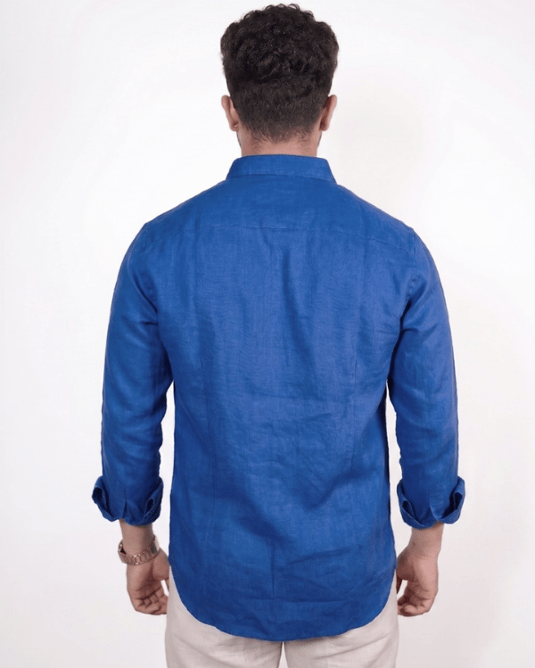 Royal Blue Linen Co-ord Set