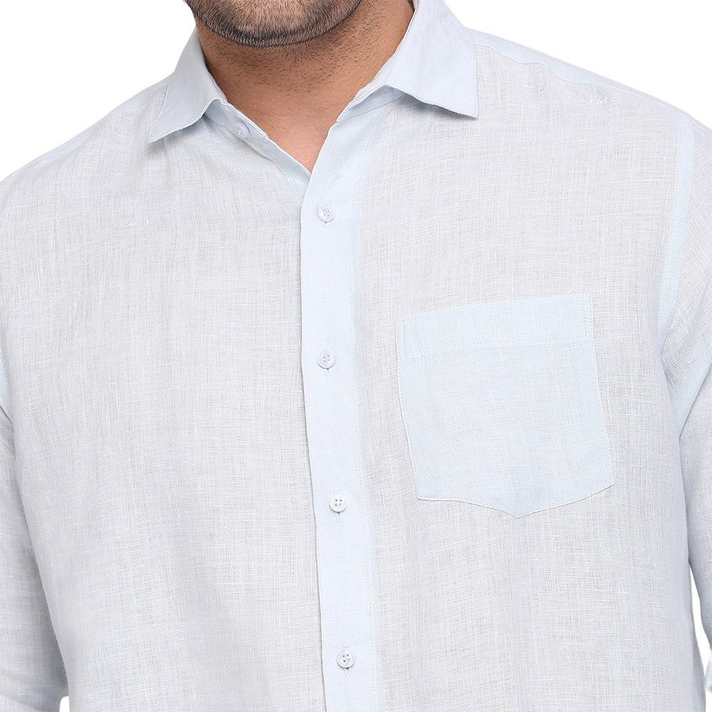 Linen Shirt – Sky Blue