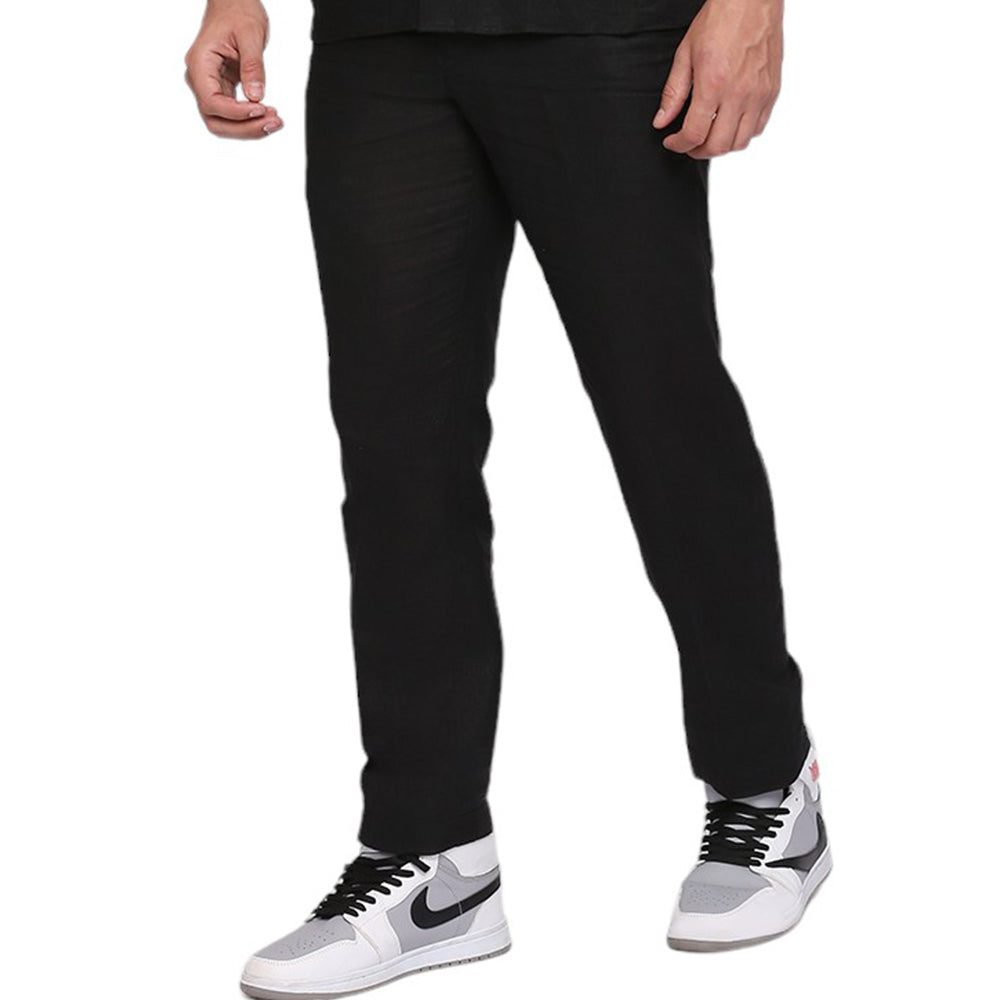 Linen Trouser – Classic Black