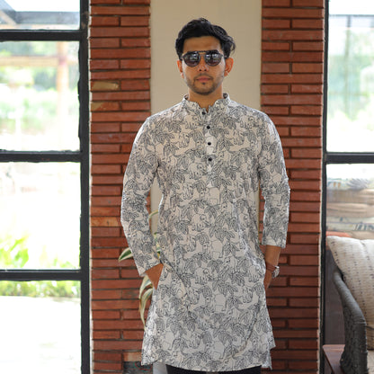 Vantara Love for elephant Kurta Set