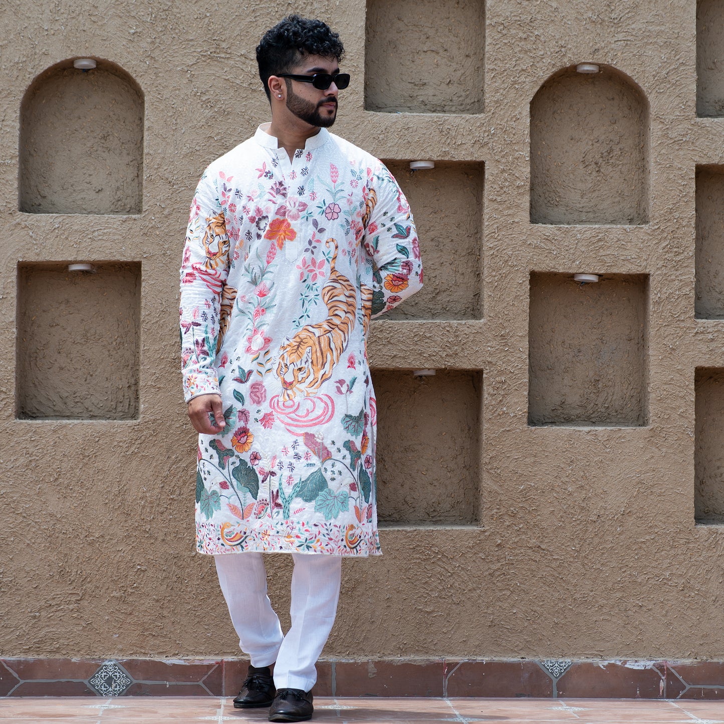 Vantara Inspired Kurta Set - White