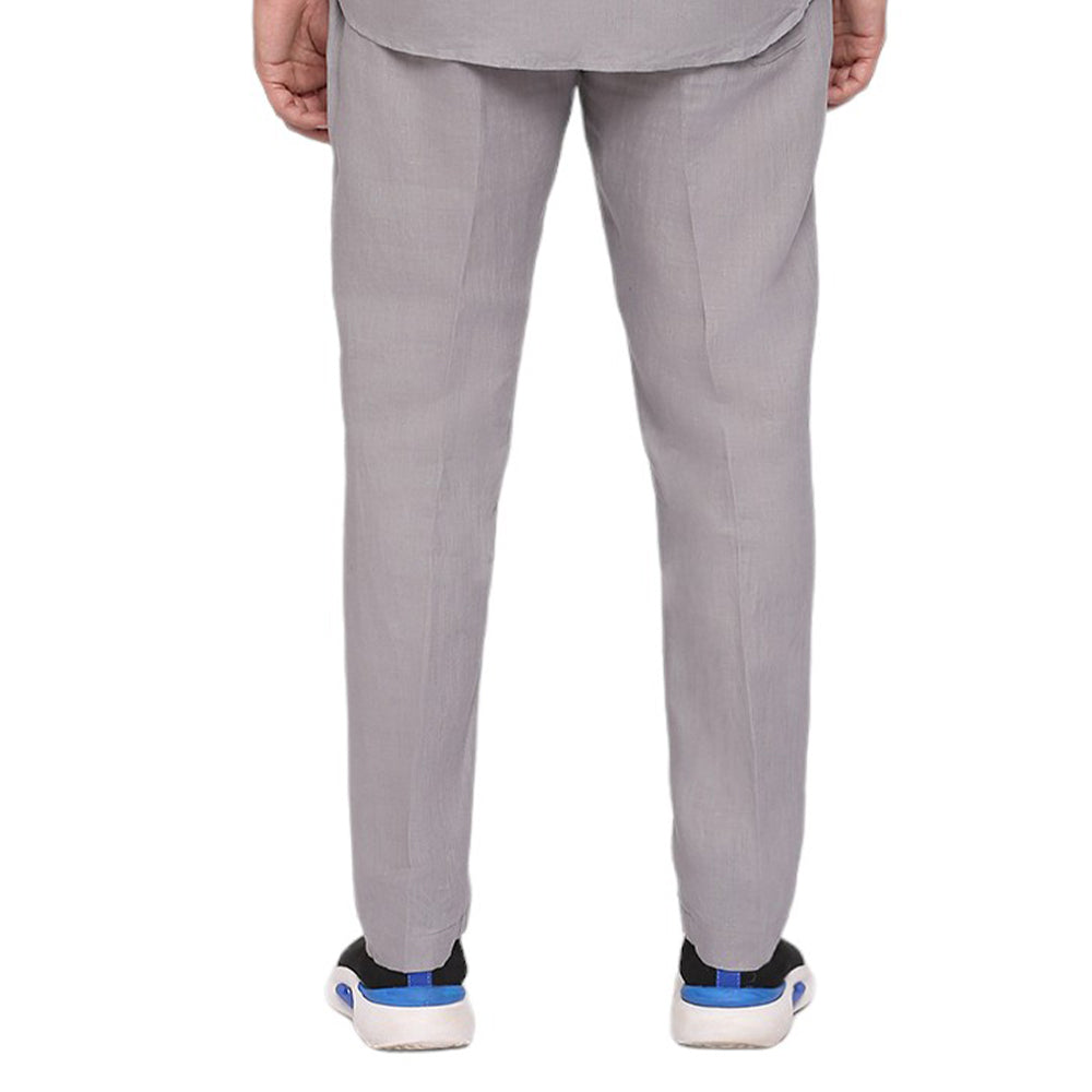 Linen Trouser - Grey