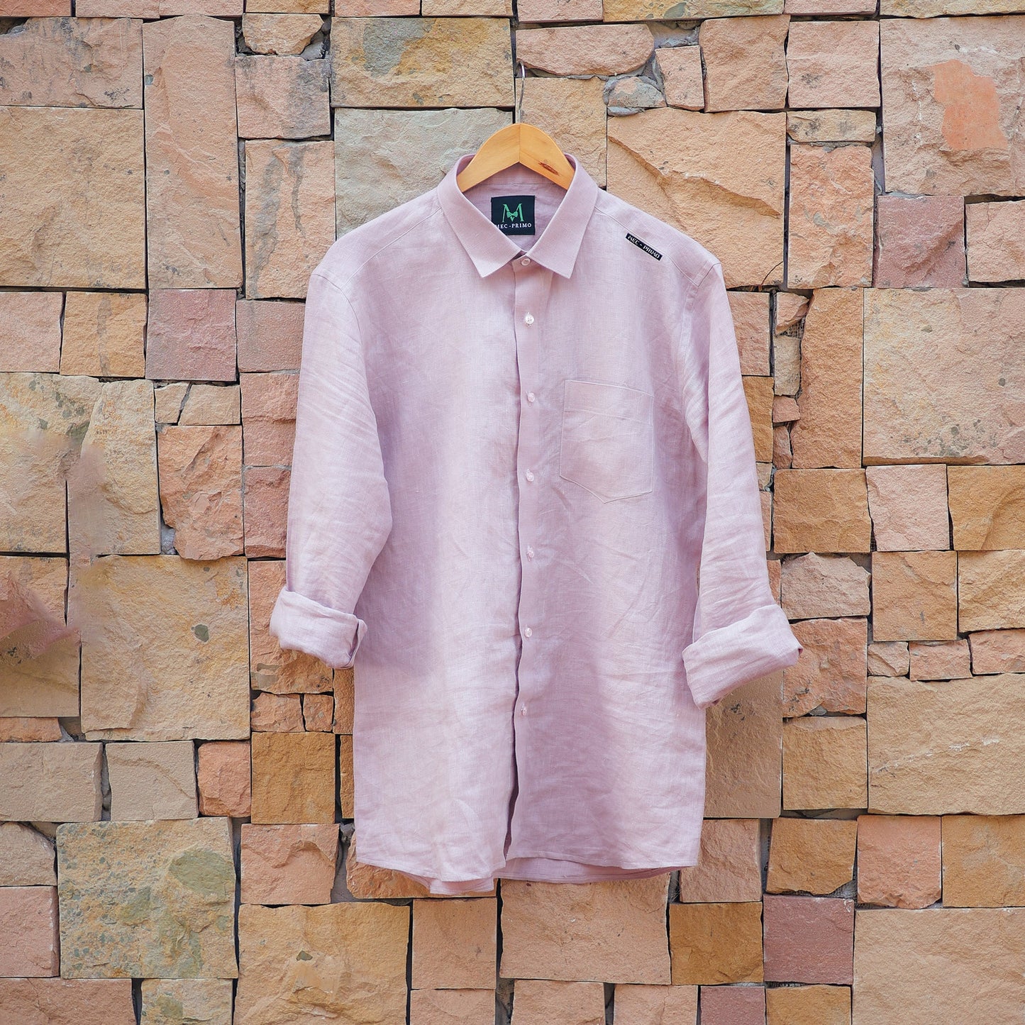 Linen Shirt – Dusty Pink