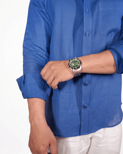 Royal Blue Linen Co-ord Set