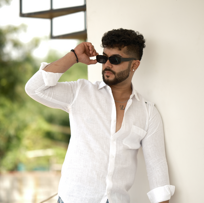 Linen Shirt – White