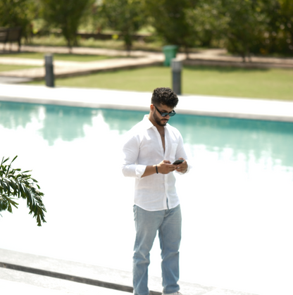 Linen Shirt – White