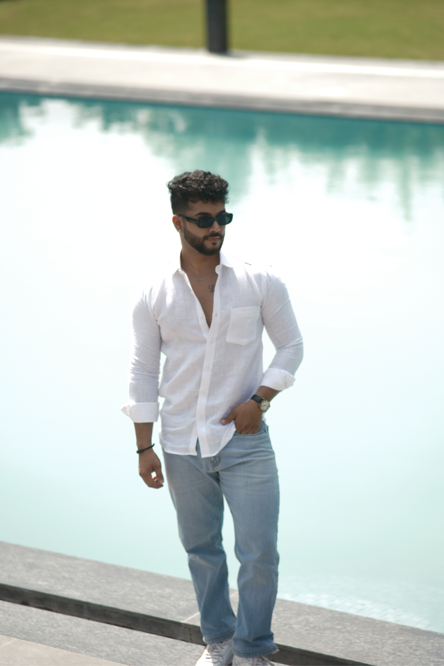 Linen Shirt – White