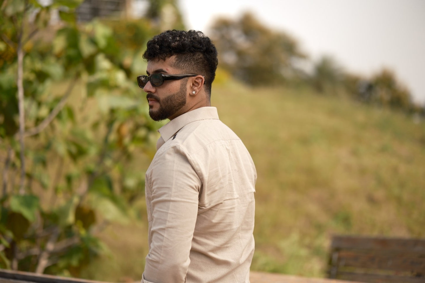 Cotton Linen Shirt - Natural