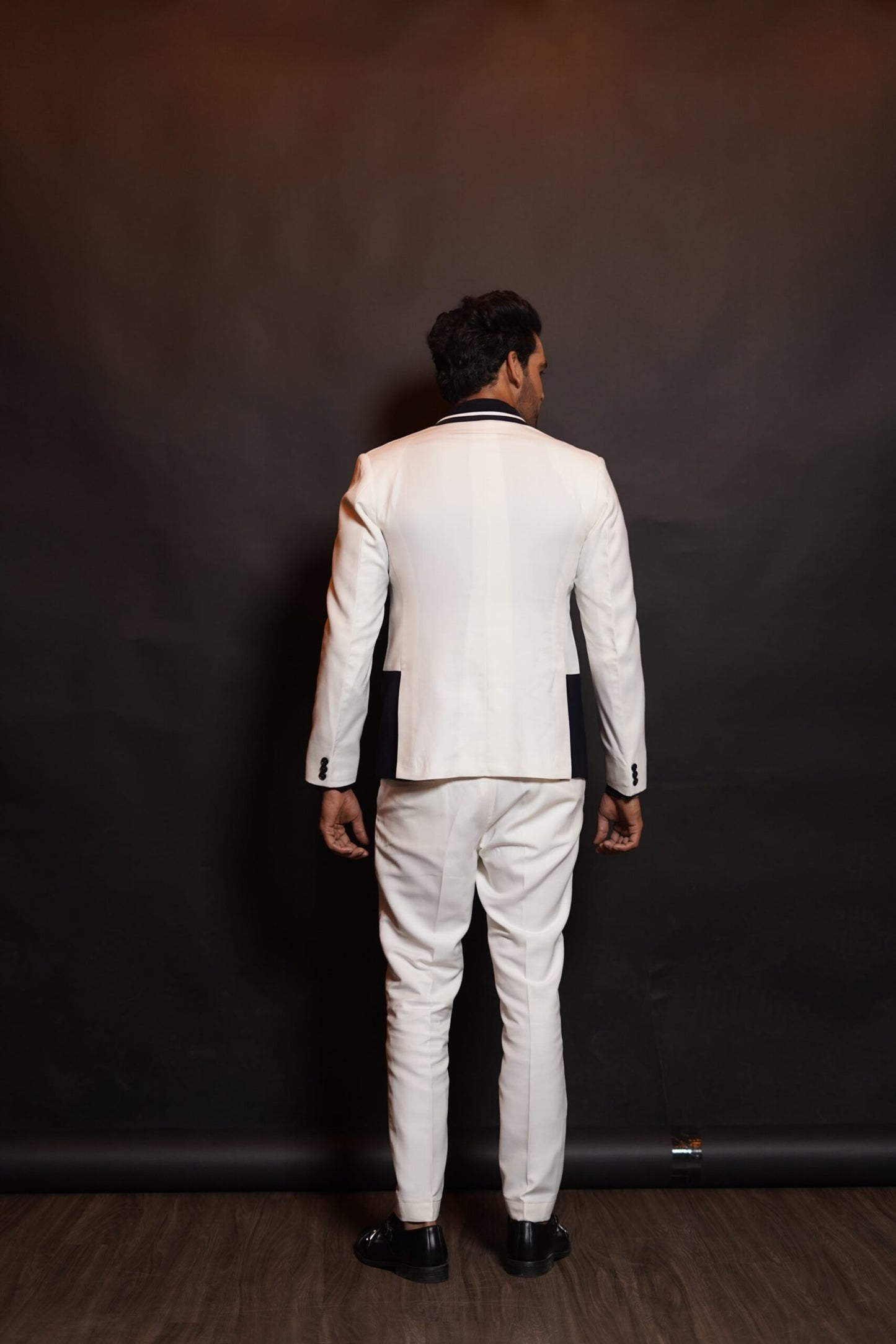 Off White Two Piece Suit