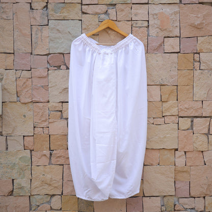 White Cotton Rayon Dhoti